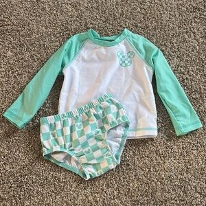 Disney Swim shirt/swim diaper